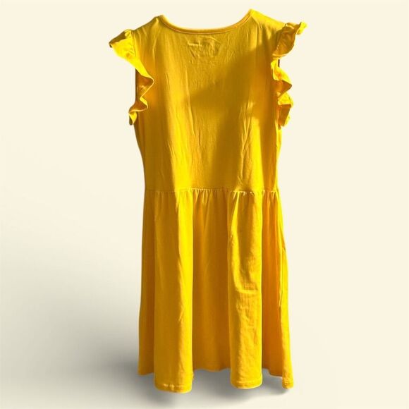 Looney Tunes Tweety Bird Girls' Yellow Dress Size L (10/12) Casual Fun - Picture 2 of 5